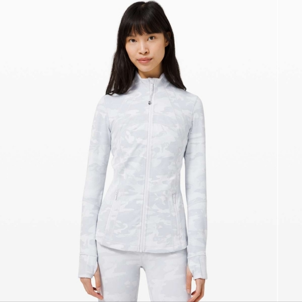 Lululemon Define Jacket *Luxtreme Jacquard Incognito Camo Alpine White Starlight